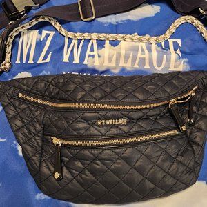 MZ WALLACE Crosby Quilted Nylon Zip sling bag
